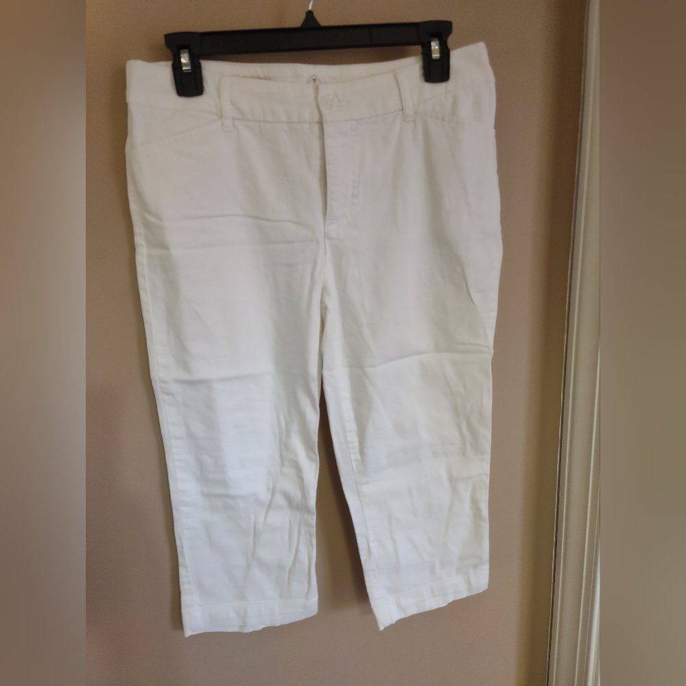 White Dressy Capri